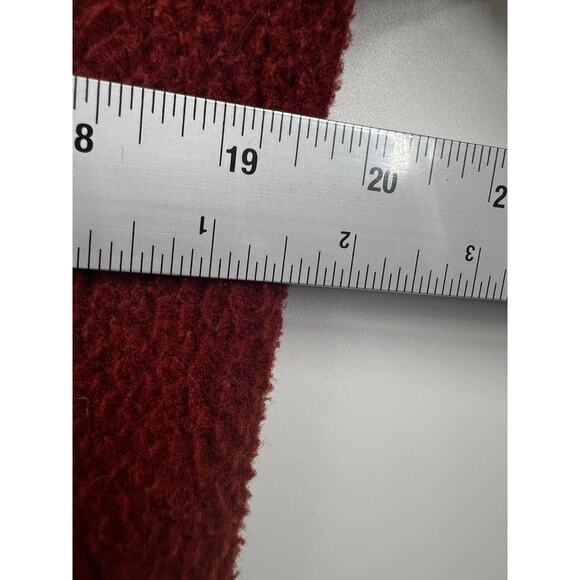 Everlane ReNew Red Fleece Long Sleeve Crewneck Pullover Sweatshirt Size XS - Picture 6 of 7